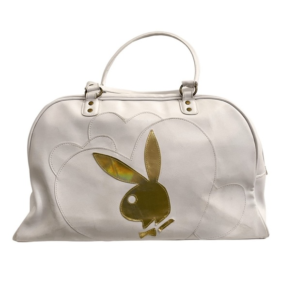 PLAYBOY Vintage Y2K Overnight Weekend Travel Tote Bag - Picture 4 of 11